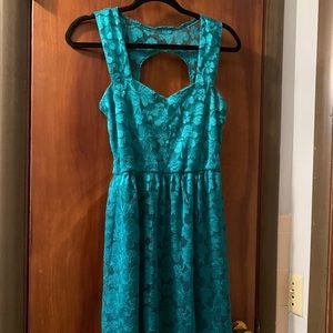 Teal dress